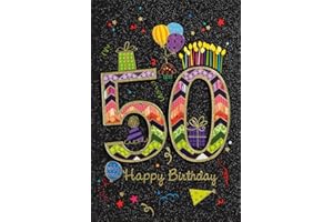 BSB Kartka urodzinowa życzenia urodzinowe na 50. urodziny - Happy Birthday 528850-2 kolorowa