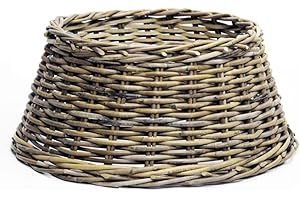 LONGACRES Rattan/Wicker Christmas Tree Skirt Natural