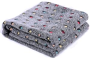 PAWZ Road Soffice Coperta Cane Morbido Caldo Lavabile Copertina Tappeto per Cani Gatti Cuccioli Stuoia Pads (L 140x100CM, Grigio Scuro)