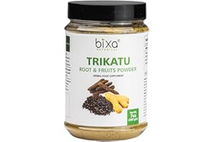 Trikatu Powder (Generic Preparation), Supports Healthy Digestion & Metabolic Functions, Skin Purification, Weight Management, Superfood by Bixa Botanical -(7 Oz 200g)