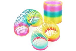 TRHDFW Rainbow Slinky Spring, Rainbow Spring Gift Toys for Boys & Girls