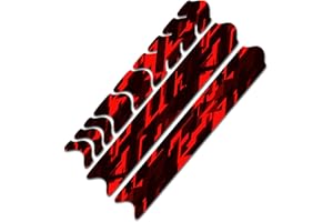 AlphaShield Protector de cuadro de bicicleta R161 (12 colores rojo neón)