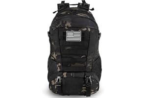 Jueachy Militär taktisk ryggsäck 30/35/40 l armé Assult kamouflage jakt ryggsäck Molle 3 dagar stor ryggsäck för utomhussport