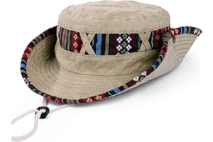 MengPa Men Summer Sun Hats Bucket Hat Beach Boonie Hat Foldable Fishsing Hat for Women