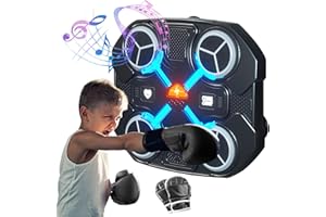 Oamger Musikboxmaschine, Musikboxmaschine für Kinder, 2024 Neue intelligente Wandboxmaschine mit Handschuhen, Smart Bluetooth Music Boxer, elektronisch, für Fitnessstudio und Zuhause