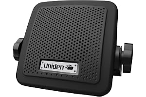 Uniden (BC7) Bearcat 7-Watt External Communications Speaker. Durable Rugged Design, Perfect for Amplifying Uniden Scanners, CB Radios, and Other Communications Receivers.,Black