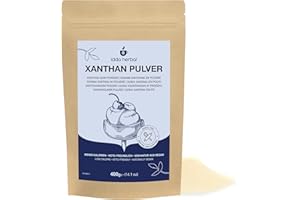 ‎IDDA HERBAL IDDA Herbal Xanthan Gum Pulver 400g, Verdickungsmittel, Xantana Pulver, Ketofreundlich, natürlicher Lebensmittelstabilisator, Xanthan Gum für Eis