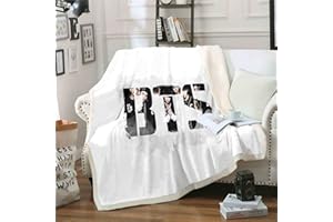 QROXY BTS Bangtan Boys Decken Fleecedecken for Erwachsene Kinder, 100% Mikrofaser,Weich Und Warm,für Schlafsofa Und Sofa (6,150x200cm)