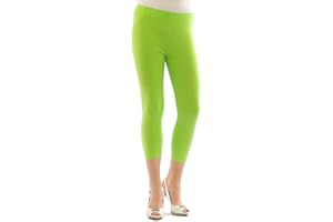 YESET Damen 3/4 Capri Leggings Leggins Baumwolle Hose Wäsche