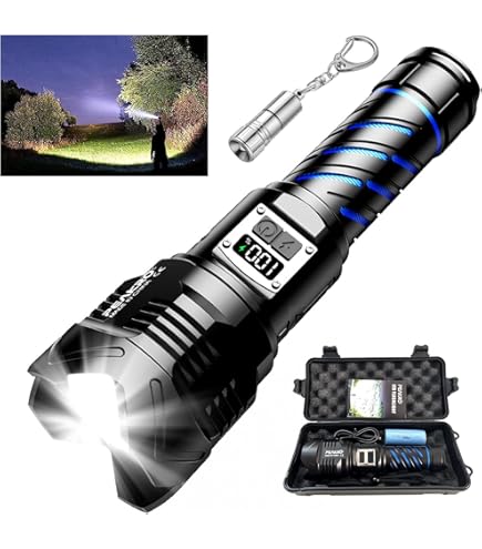 PAR - torche super lumineuse Lampe de Poche LED Rechargeable pour le