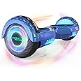 MEGA MOTION Hoverboard, Hoverboards for kids, 6.5 Inch Two-Wheel Self Balancing Electric Scooter with Bluetooth Speaker, Quality hoverboards with LED Lights, Gift for Children and Teenager