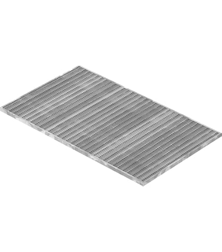 Fenau Cadre Pour Caillebotis Acier 600x1200x23mm - Galvanisé - Pour Grille 20mm D'Épaisseur