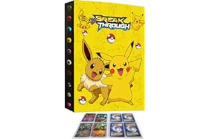TBTBO Classeur livre Cartes, Album Porte Sleeves Rangement Grand - 4 pockets per page - 30 pages peut contenir jusqu'à 240 cartes -2E7