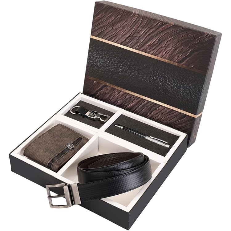 ZEVORA® Premium Men's Gift Set | 4-in-1 Combo| Gift for Men
