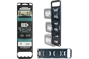 StealthMounts Makita LXT uchwyt na baterie Makita LXT, organizer na narzędzia do akumulatorów narzędziowych Makita, idealny do transportu i przechowywania (Makita LXT z uchwytem)