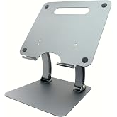 Coverzone Notebook Bilgisayar Standı A&ccedil;ısı Ayarlanabilir Tutucu Tok Al&uuml;minyum 10-17 in&ccedil; Notebooklar ile uyumlu Geniş Taban%10
