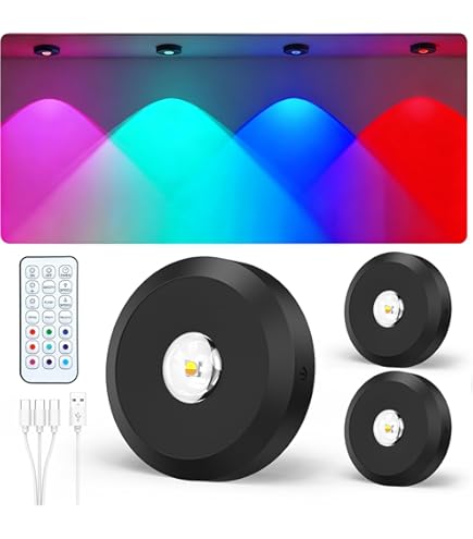 MERTTURM Led Kastverlichting USB-C Oplaadbaar, 1200mAh
