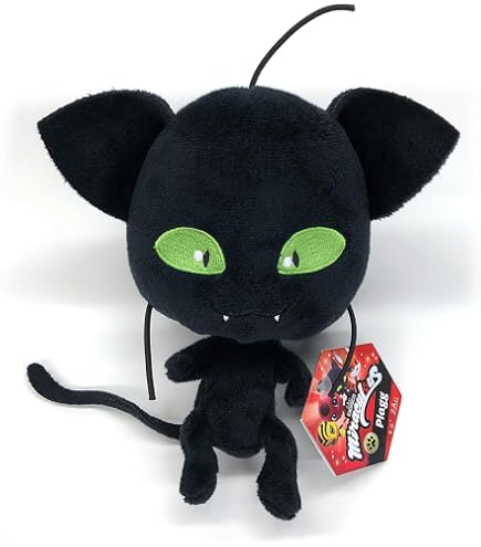 BARRADO Miraculous 16002792 Plüschtier, die Abenteuer von Ladybug, Cat Noir, 24 cm BARRADO Miraculous 16002792 Plüschtier, die Abenteuer von Ladybug, Cat Noir, 24 cm