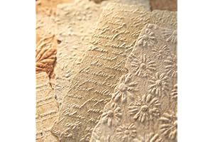 MYHIJU 168 Blätter Scrapbook Zubehör - Vintage Relief Papier für Decoupage, Geprägt Strukturiert Scrapbooking, Decorative Collage, Journaling und Bullet Journal