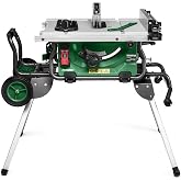 HiKOKI C10RJ 1500W Table Saw, 255 mm Disc and Stand with Wheels | Circular saw with electric brake, cutting depth 79 mm, exte