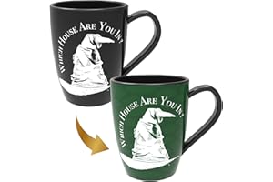 WOW! PODS Harry Potter Sorting Hat Mug - Slytherin | Heat Reveals Your Hidden Hogwarts House | Pour in Your Hot Drink to See Your House | Official Licensed Mug