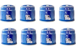 SURDEFENS KEMPER - Lot de 8 Cartouches de Gaz 190g – Modèle 200 – Butane Universel avec Système Sécurité STOP GAZ pour Réchaud, Lampe de Camping & Lampe à Souder