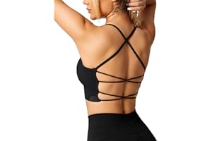 ZAAYO Reggiseno da palestra da donna imbottito crossback fitness sport reggiseno imbottito imbottito petto rimovibile yoga top maglia senza cuciture abbigliamento sportivo