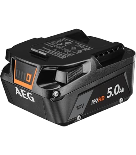 La nouvelle Batterie PRO18V HD L1812SHD de 12,0 Ah AEG : l'autonomie