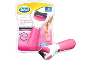 Scholl Velvet Smooth - Rimuovi-calli elettrico, per una pedicure veloce, con rullo extra forte per risultati precisi, 200 g