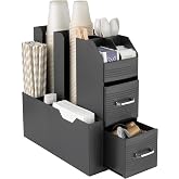 Baroni Home Coffee Station Coffee Capsule Holder, Capsule Storage Organizer, Coffee Capsule Dispenser, Modern Holder with Com
