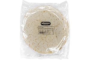 SABORMEX Tortilla de Trigo 25 cm Paquete de 18 tortitas para comida mexicana