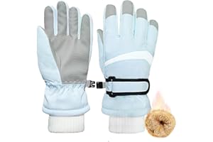 lifwimner Handschuhe Kinder Winter, Skihandschuhe für Jungen Mädchen wasserdichte Winddichte Winterhandschuhe für Snowboard Skifahren Outdoor Sports