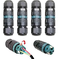 Connettori Impermeabili IP68 A T - Set Di 3 Per Giunzione Cavi, Diametro 3-12 Mm, Per Esterni E Interni - Foto 5