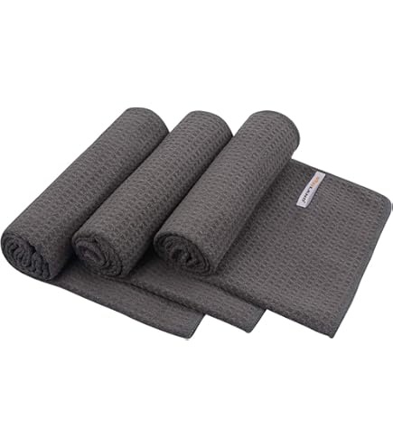 MAYOUTH Microvezel Sporthanddoeken Sneldrogende En Absorberende Gymhanddoek Workout Zweethanddoeken Voor Sportschool, Yoga, Camping, 3 Stuks 40 Cm X 81 Cm,Wit