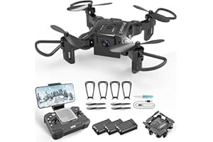 4DRC Mini Drone with 720p Camera for Kids and Adults, FPV Drone Beginners RC Foldable Live Video Quadcopter,App Control,3D Fl