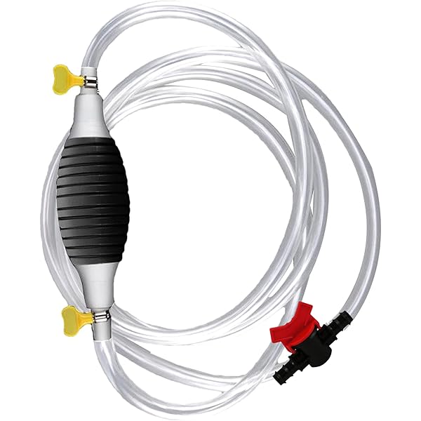 Pompa A Sifone Per Benzina Manuale | Con Tubo PVC 1.2m+0.8m, Per Carburante O Acqua - Foto 12