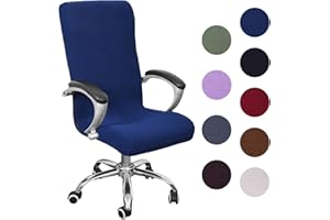 ‎SOUARTS Souarts Bezug für Bürostuhl Bürostuhl-Bezug Abnehmbare Elastische Universal Stretch Stuhlhussen Stuhlbezug Computer Stuhl Schreibtischstuhl Drehstuhl Office Chair Abdeckungen Hussen