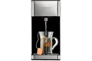 CASO HW 600 - dispensador de agua caliente 2,7L - hervidor de agua electrico - Agua caliente en segundos - temperatura 40°C a 100°C - 7 cantidades de salida - Filtro Antical y Anti Impurezas