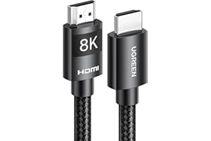 UGREEN 2.1 Kabel HDMI 8K 4K Nylon Obsługuje Dolby, HDR10+, eARC, 3D, kompatybilny z PS5, TV Box, HDMI Switch itp.(3M)
