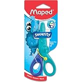 Maped Kid-Pulse Spring Assisted Safety Scissors, Multi-Colour