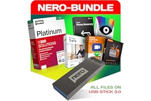 Nero Super-Bundle | Multimedia Software Paket: Videobearbeitung, Brennen, Backup, Medienverwaltung, Fotorettung, PC-Optimierung, Sicherheit & VPN | Nero Platinum Unlimited | 1 PC | Windows 11/10/8/7