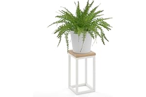 LAMO Manufaktur 30 cm Soporte Esquinero | Plantas de Interior | Múltiples Plantas Marco Marfil | 100% Madera Maciza Color: Natural