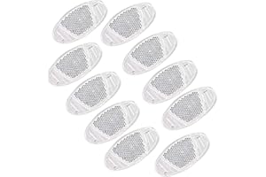 ANYUANKW 10 Pièces Réflecteurs pour Rayon Vélo, Catadioptre Velo Roue, Réflecteurs de Rayons de Vélo, Réflecteur de Vélo pour La Conduite Nocturne de Roue de Vélo