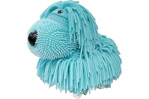 Vicyol S&D 𝗖𝘂𝗰𝗰𝗶𝗼𝗹𝗼 𝗡𝗼𝗼𝗱𝗹𝗲 𝗣𝗲𝗹𝗼𝘀𝗼. Pet in Silicone Che Allunga Cammina e Abbaia per i Bambini. Cucciolo con Pelo a Tagliatella Colorata, Morbido Antistress (Batterie Non Incluse).