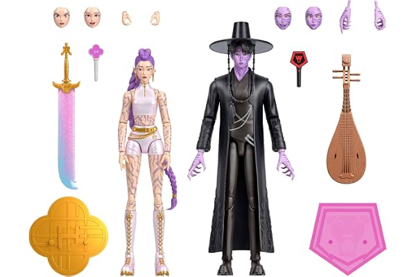 Mattel KPop Demon Hunters Rumi & Jinu actionfigurset Final Battle