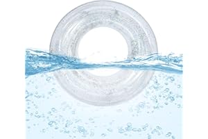 ZPUNION Swim Ring for Adults, Bling Inflatable Pool Floats 75cm, Swim Party Toys, Floating Ring With Colorful Sequins,Swim Tube Pool Rings Floaties for Women