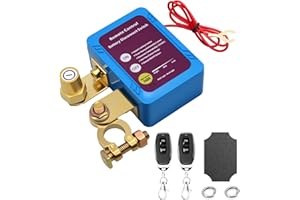 ZHITING Ferngesteuerter Auto Trennschalter, 12V Batterie Trennschalter 240A, Auslaufsicher Batteriehauptschalter, Schalter für LKW, Motorrad, Boot, Caravan, Yacht, RV