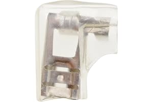 YXQ 10 Pcs 6.3mm Right Angle L Type Crimp Terminal Spade Connector w Cover