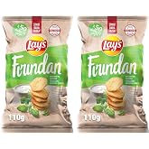 Lay&rsquo;s Fırından Yoğurt ve Mevsim Yeşillikli Patates &Ccedil;erezi S&uuml;per Boy 110 g 2li paket