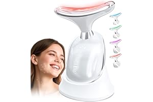 Yeerain Gesichtsmassagegerät Gegen Falten, EMS Gesichtsmassage Massagegerät mit 4 Modi, 45℃ Hautstraffung Face Lifting Gerät Beauty Massager für Damen Herren